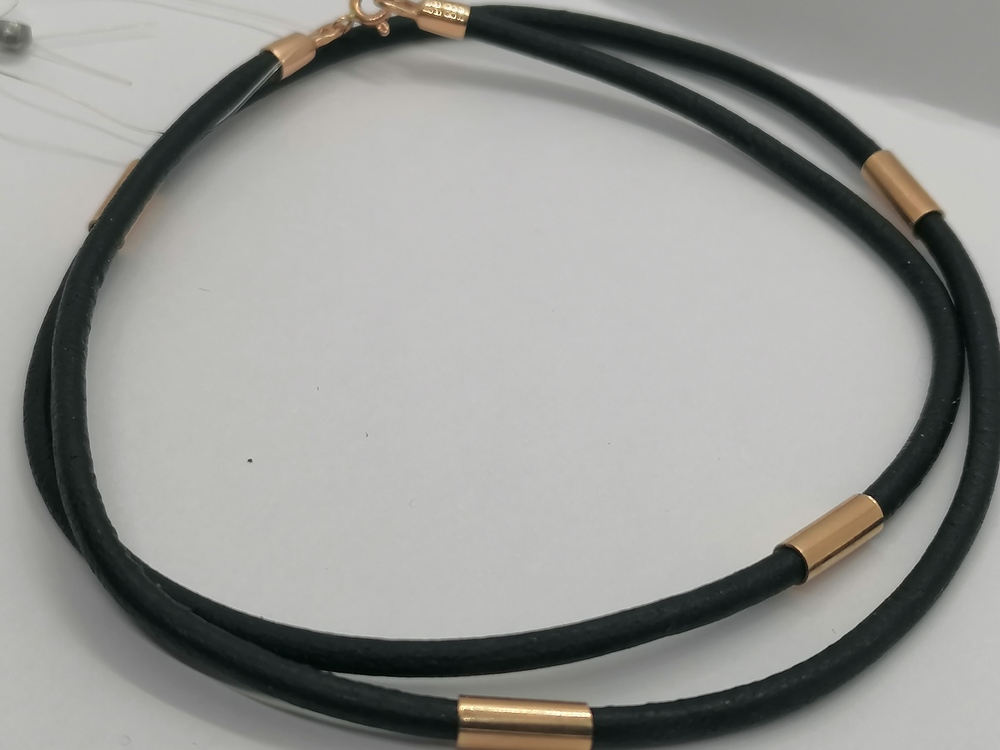 КОЛЬЕ КОЖА (Au 585)