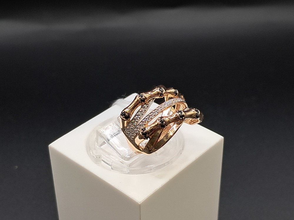 КОЛКМИ585 КОЛЬЦО С КАМНЯМИ (Au 585)