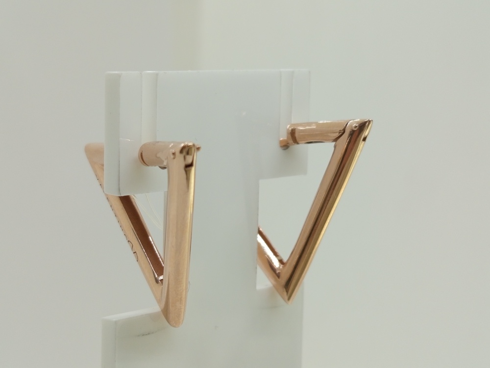 СЕРЬГИ БЕЗ КАМНЯ (Au 585)