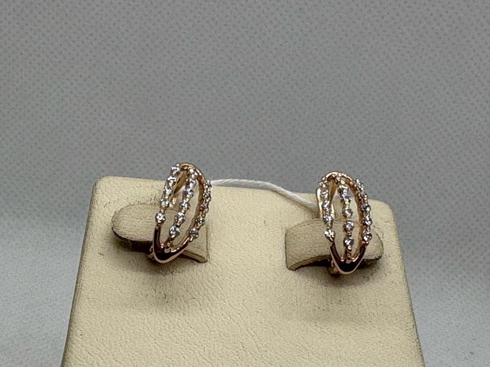 СЕРЬГИ С КАМНЯМИ (Au 585)