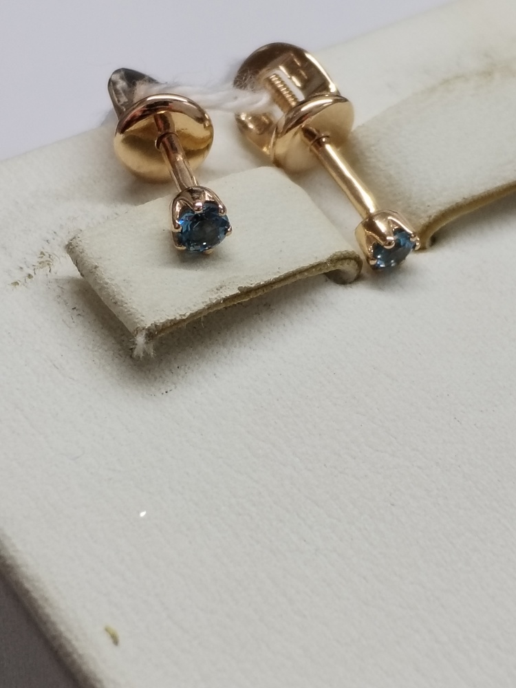 СПУС585 СЕРЬГИ ПУСЕТЫ (Au 585)