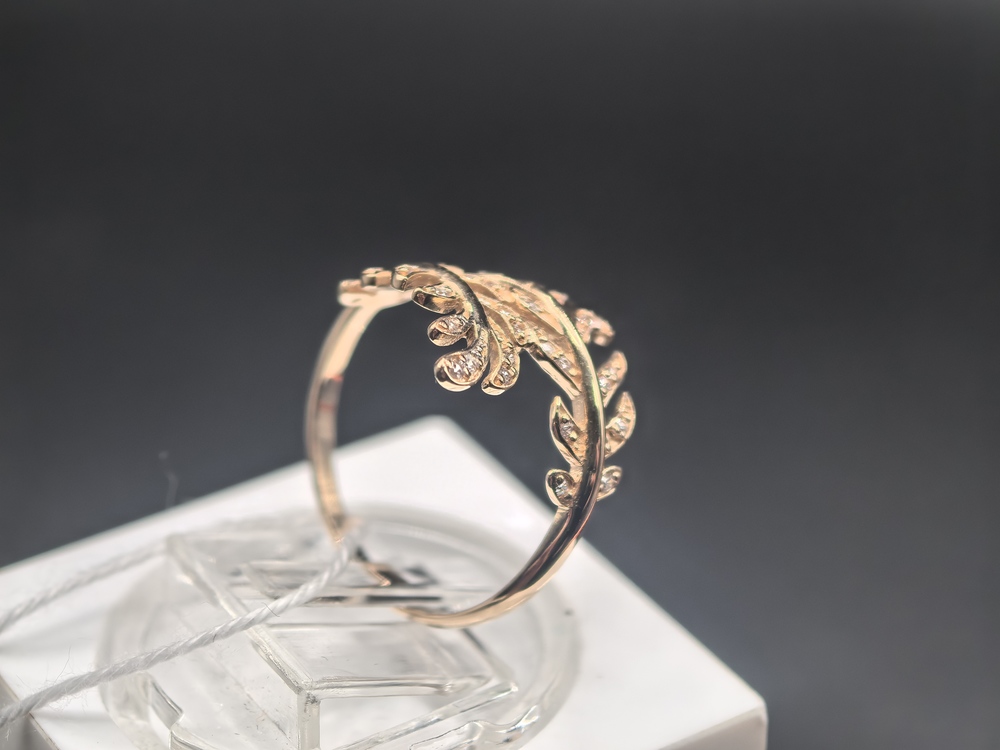 КОЛКМИ585 КОЛЬЦО С КАМНЯМИ (Au 585)