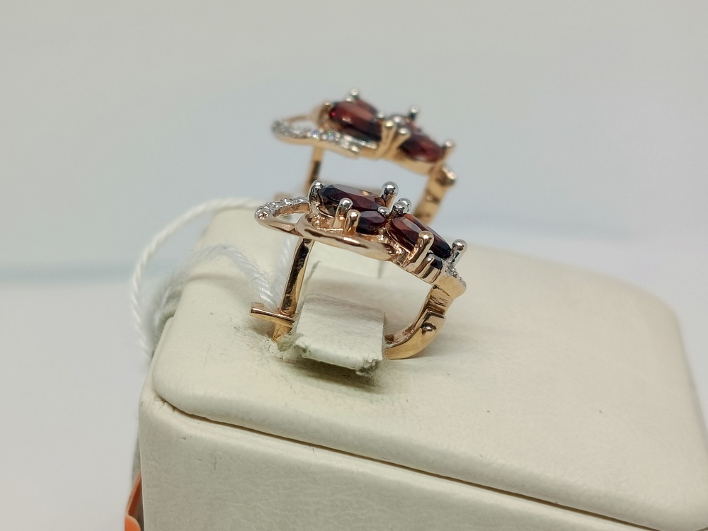 СЕРЬГИ С КАМНЯМИ (Au 585)