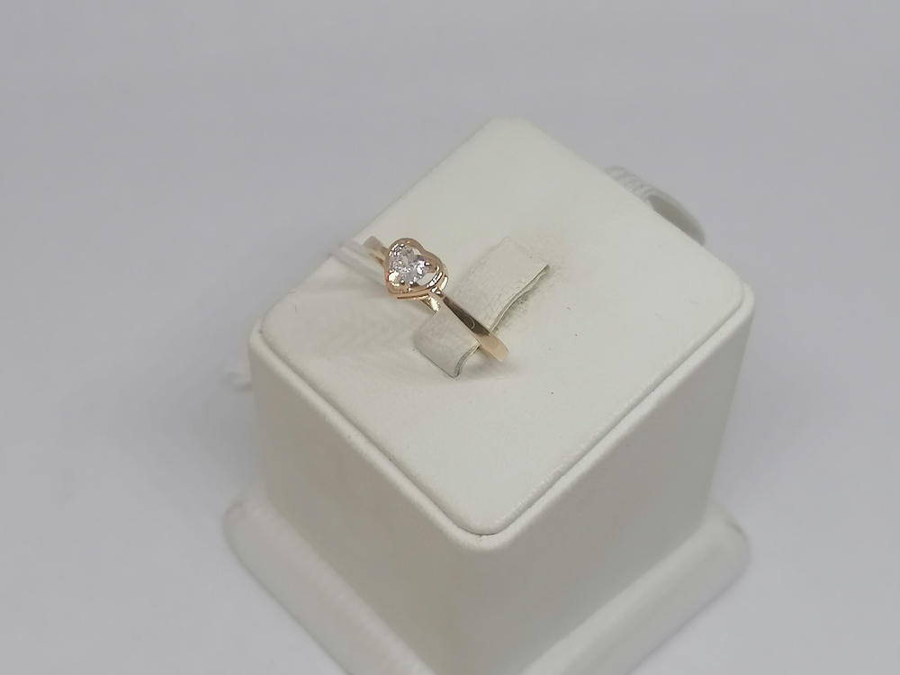 КОЛЬЦО С КАМНЕМ (Au 585)