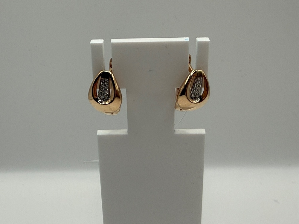 СЕРЬГИ С КАМНЯМИ (Au 585)