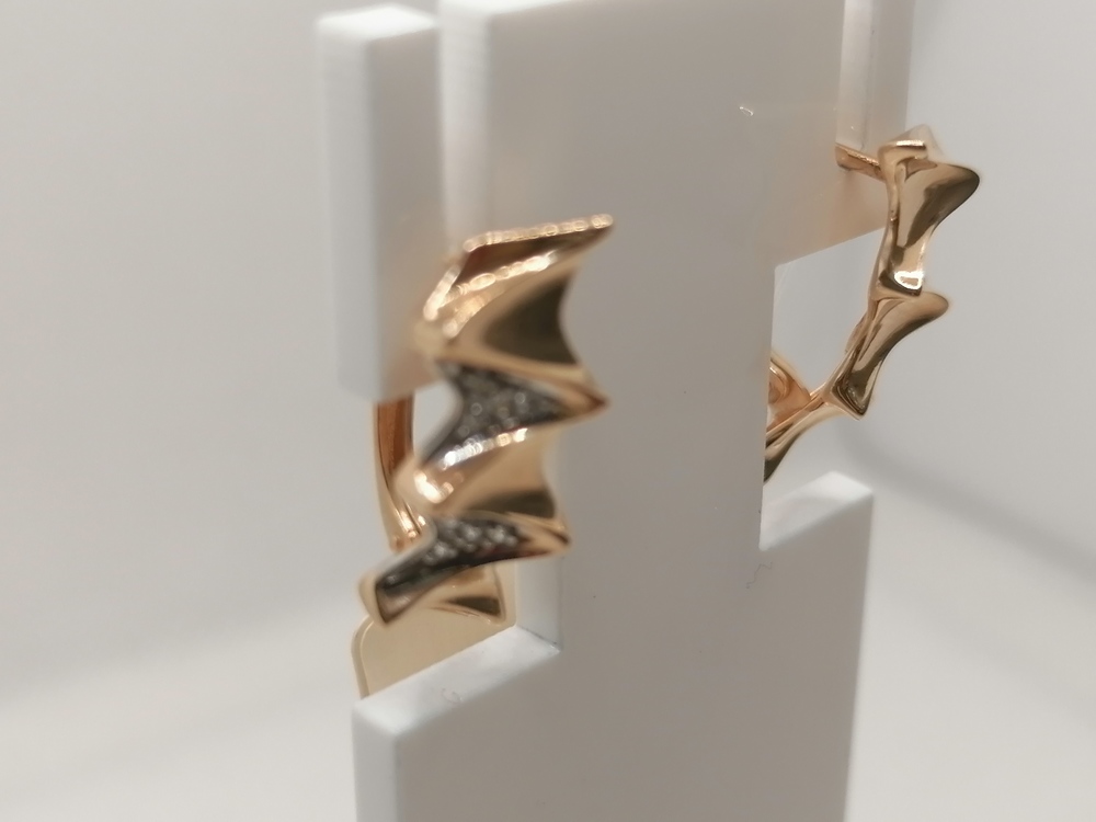 СЕРЬГИ С КАМНЯМИ (Au 585)