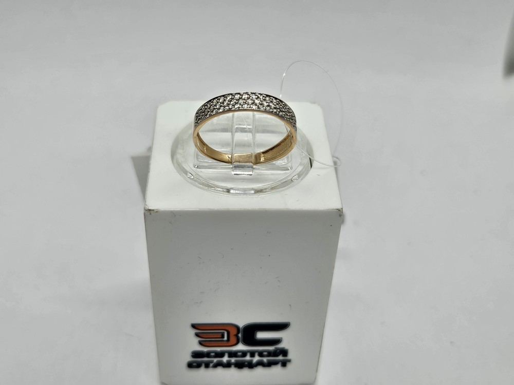 КОЛЬЦО С КАМНЯМИ (Au 585)