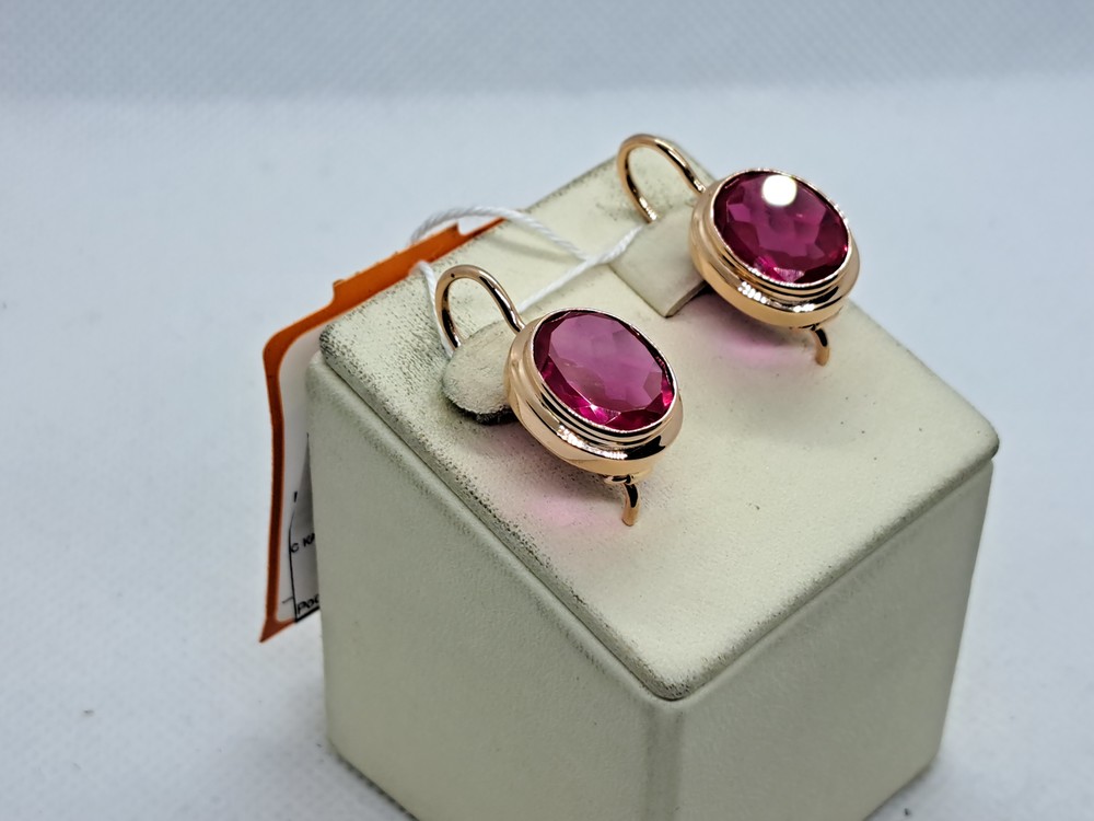 СЕРЬГИ С КАМНЕМ (Au 583)