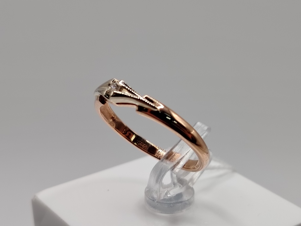 КОЛЬЦО БРИЛЛИАНТ Au 585