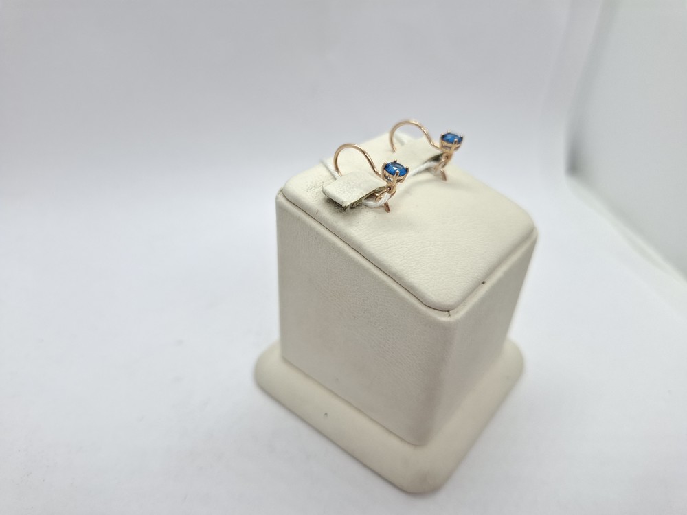 СЕРЬГИ С КАМНЕМ (Au 585)