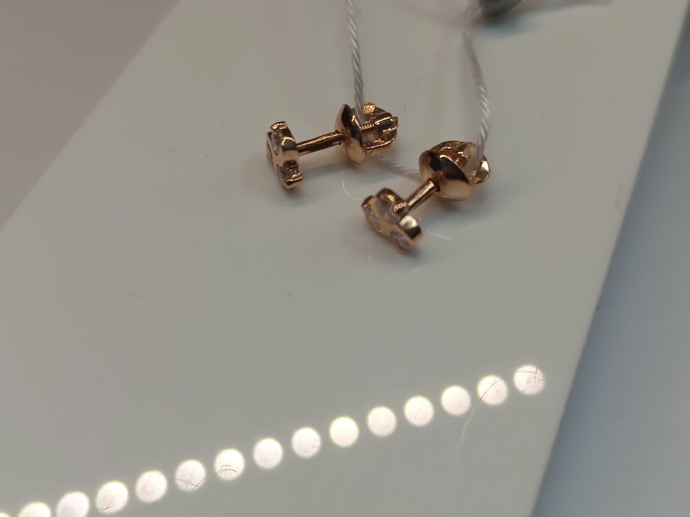 СПУС585 СЕРЬГИ ПУСЕТЫ (Au 585)