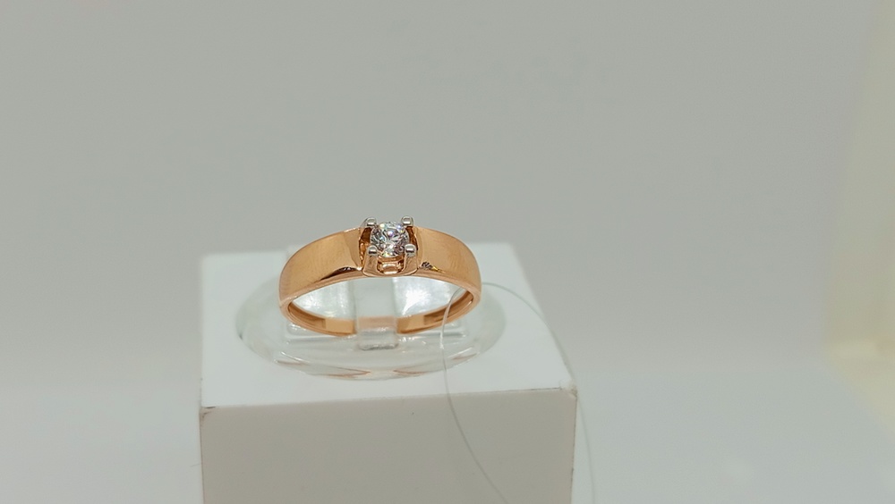 КОЛЬЦО С КАМНЕМ (Au 585)