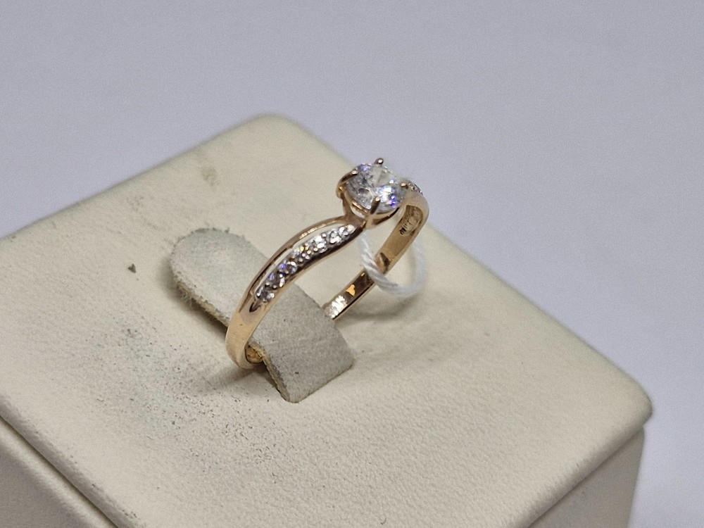 КОЛКМИ585 КОЛЬЦО С КАМНЯМИ (Au 585)