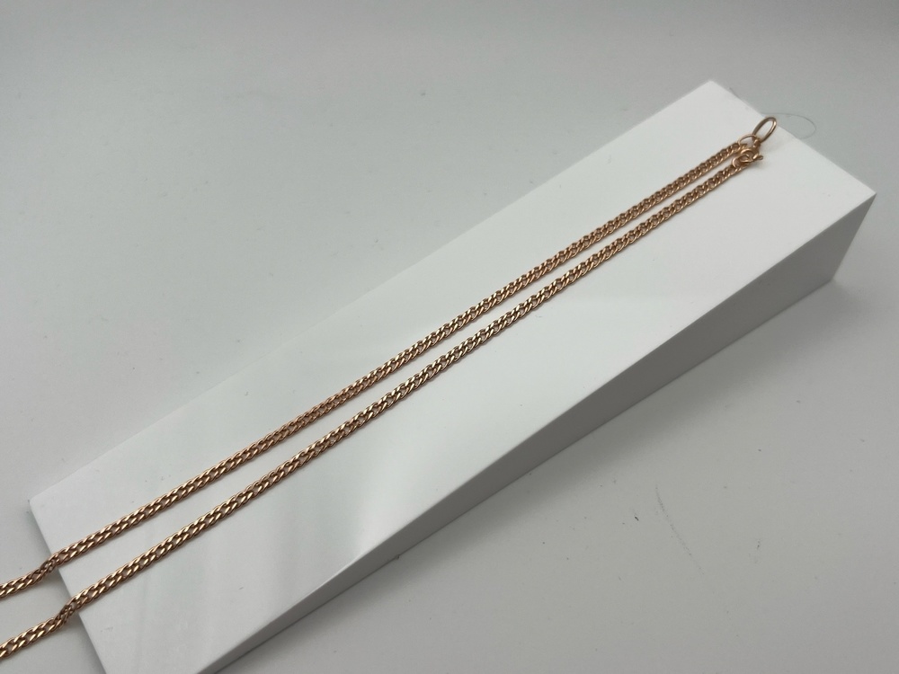 ЦЕПЬ ПУСТОТЕЛАЯ Ромб двойной (Au 585)