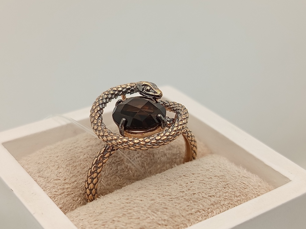 КОЛЬЦО РАУХ ТОПАЗ (Au 585)