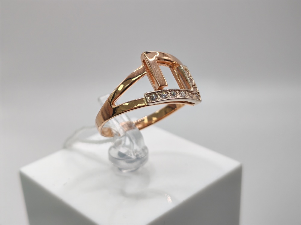 КОЛКМИ585 КОЛЬЦО С КАМНЯМИ (Au 585)