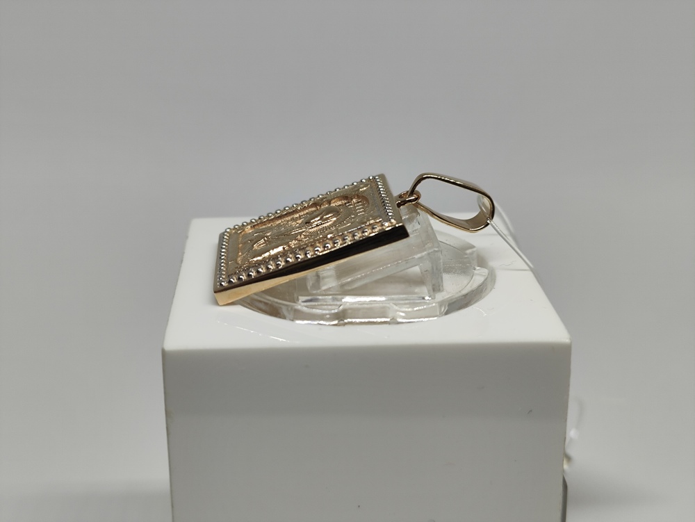 ПИ-259_au ПОДВЕСКА ИКОНА без камня (Au 585)