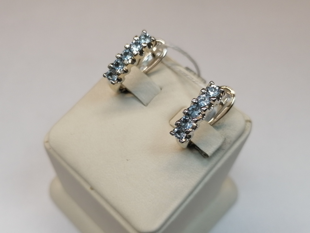 СЕРЬГИ С КАМНЯМИ (Au 585)