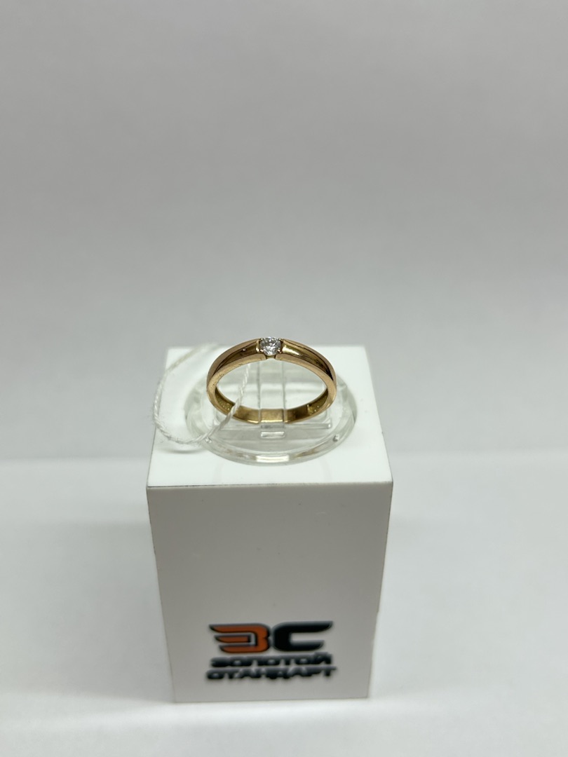 КОЛКМ585 КОЛЬЦО С КАМНЕМ (Au 585)