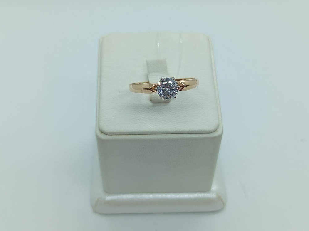 КОЛЬЦО С КАМНЕМ (Au 585)