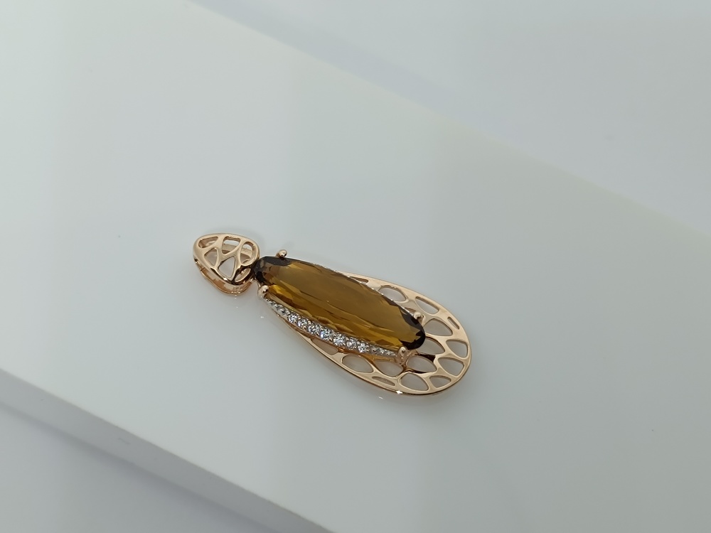 ПОДВЕСКА С КАМНЯМИ (Au 585)