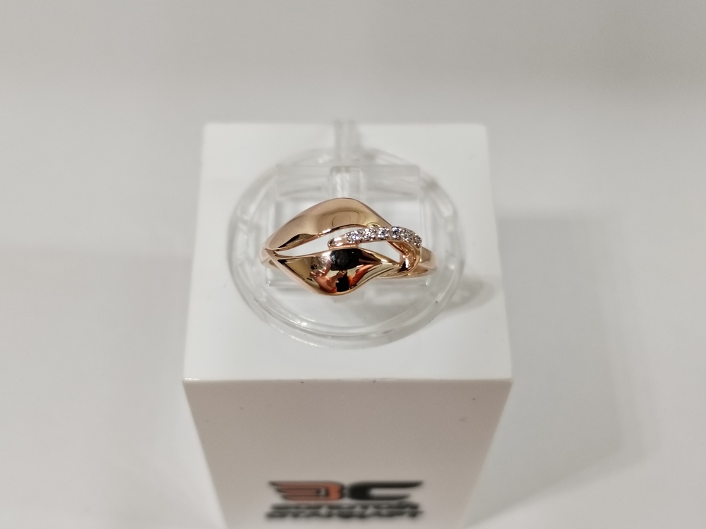 КОЛКМИ585 КОЛЬЦО С КАМНЯМИ (Au 585)