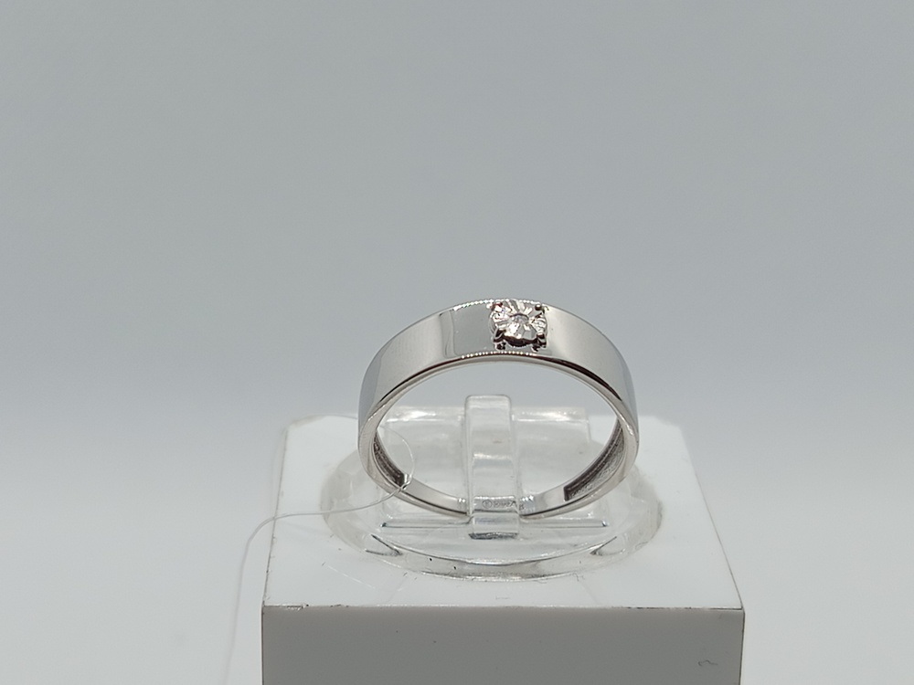 КОЛЬЦО БРИЛЛИАНТ (Ag 925)