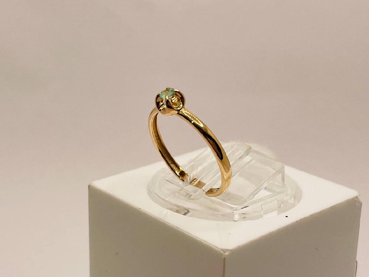 КОЛКМ585 КОЛЬЦО С КАМНЕМ (Au 585)