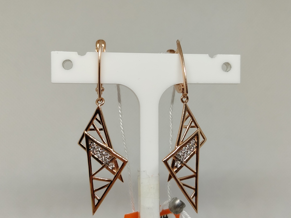 СЕРЬГИ С КАМНЯМИ (Au 585)