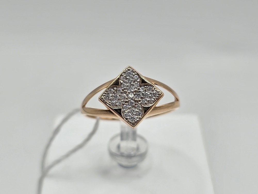 КОЛКМИ585 КОЛЬЦО С КАМНЯМИ (Au 585)