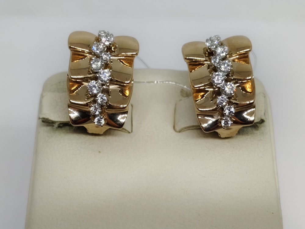 СЕРЬГИ С КАМНЯМИ (Au 585)