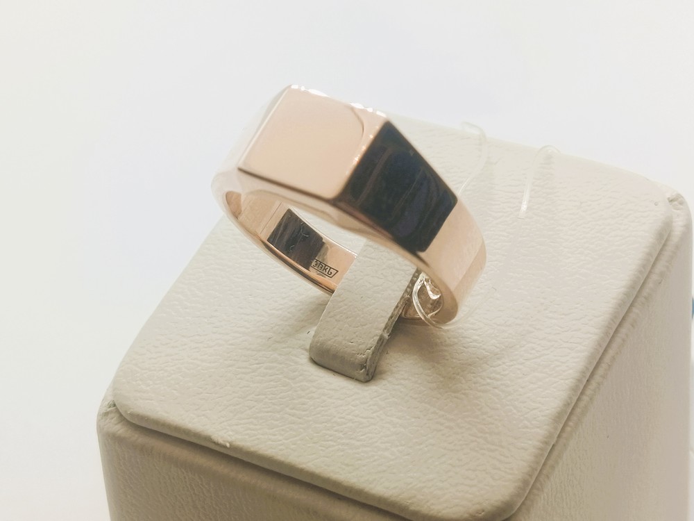 01-0061 КОЛЬЦО ПЕЧАТКА без камня (Au 585)