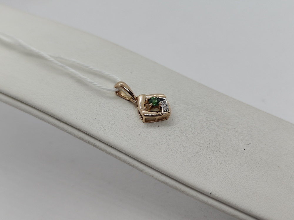 ПОДКМИ585 ПОДВЕСКА С КАМНЯМИ (Au 585)