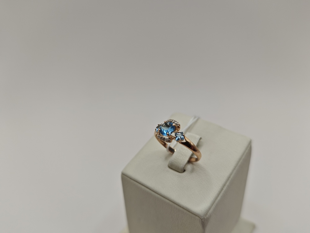 КОЛКМИ585 КОЛЬЦО С КАМНЯМИ (Au 585)