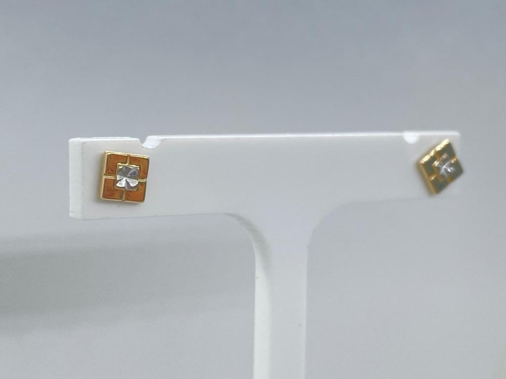 027759-2 СЕРЬГИ ПУСЕТЫ без камня (Au 585)