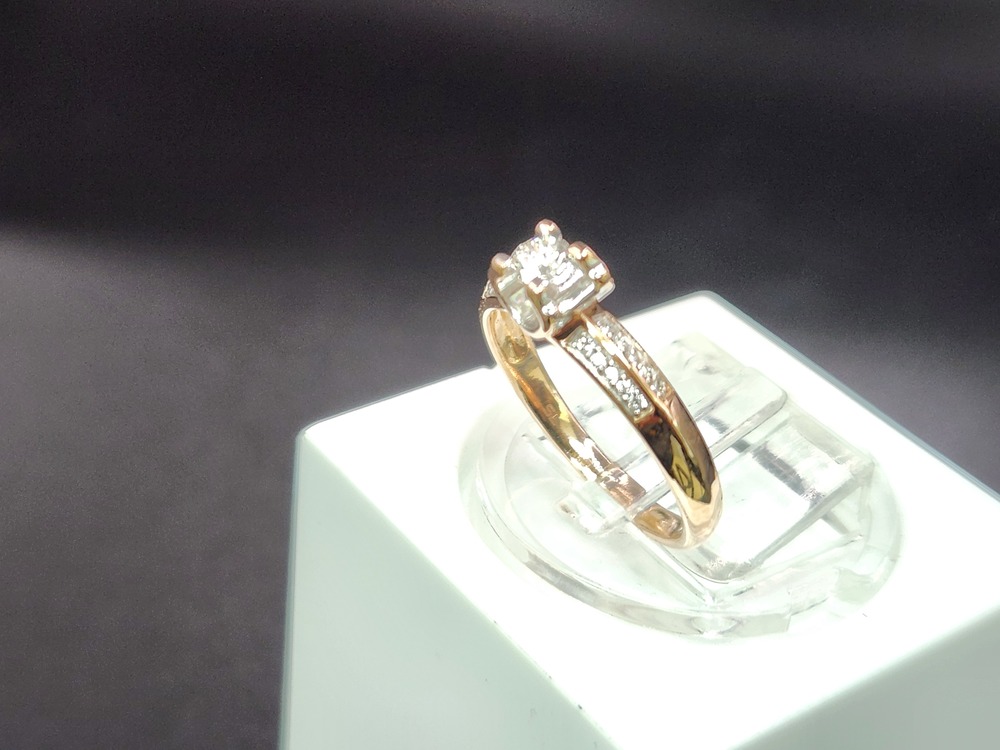 КОЛЬЦО БРИЛЛИАНТ Au 585