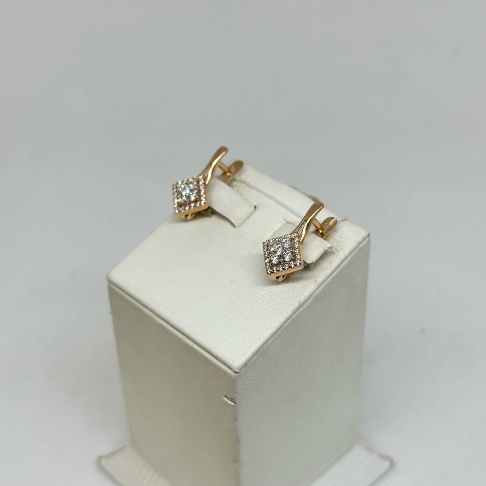 СЕРЬГИ С КАМНЯМИ (Au 585)