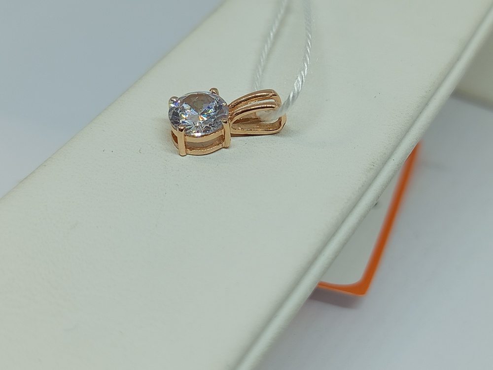 ПОДКМ585 ПОДВЕСКА С КАМНЕМ (Au 585)