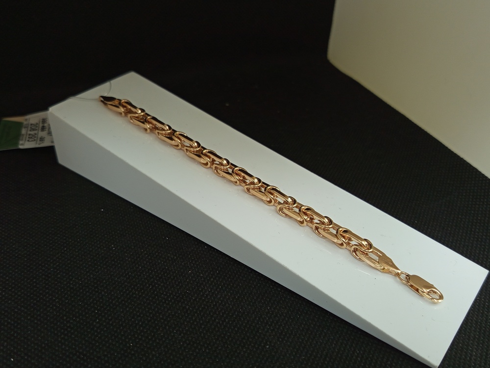 БРАСЛЕТ ПОЛНОВЕСНЫЙ Московский бит (Au 585)