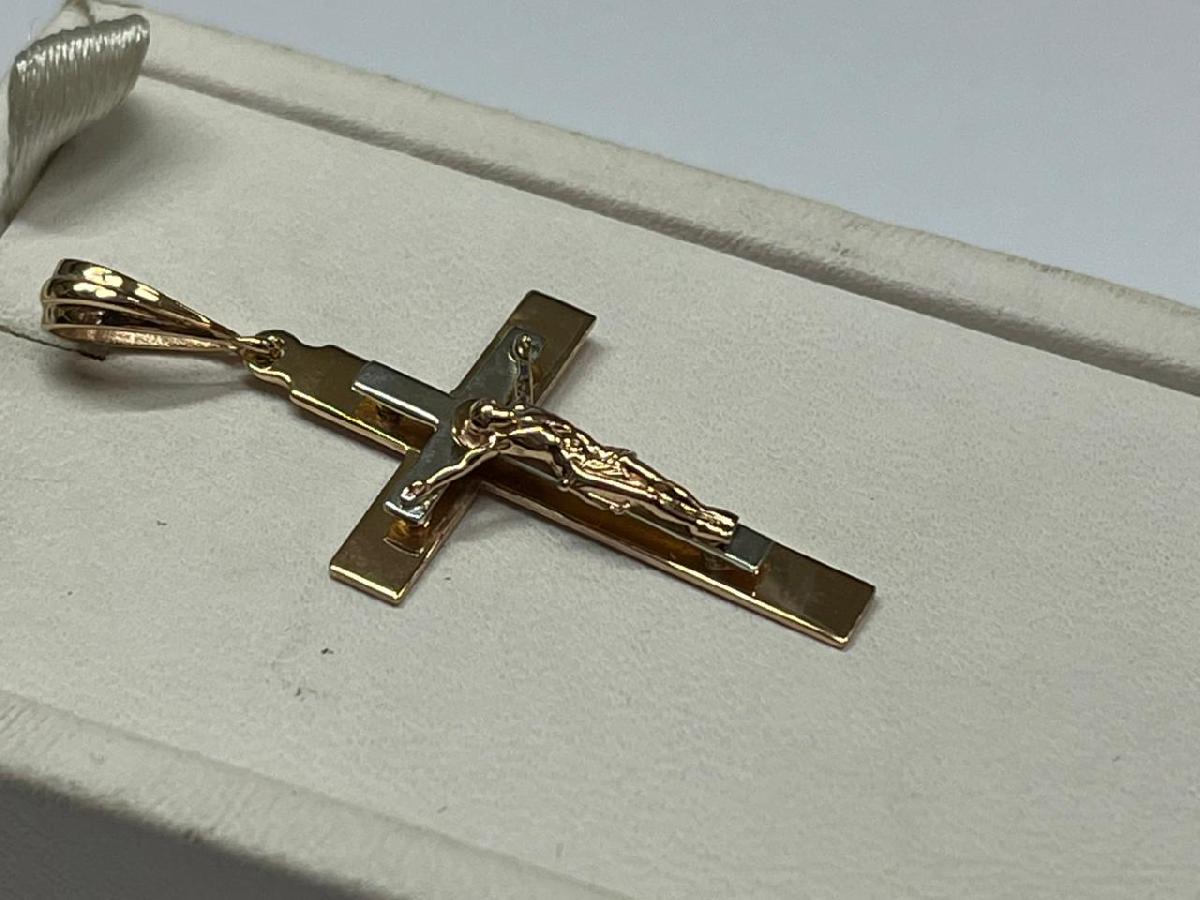 ПОДВЕСКА КРЕСТ (Au 585)