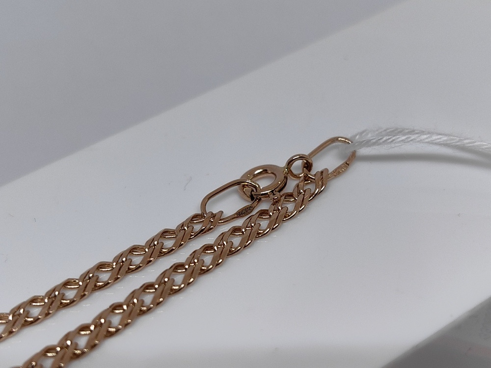 ЦЕПЬ ПОЛНОВЕСНАЯ Ромб двойной (Au 585)