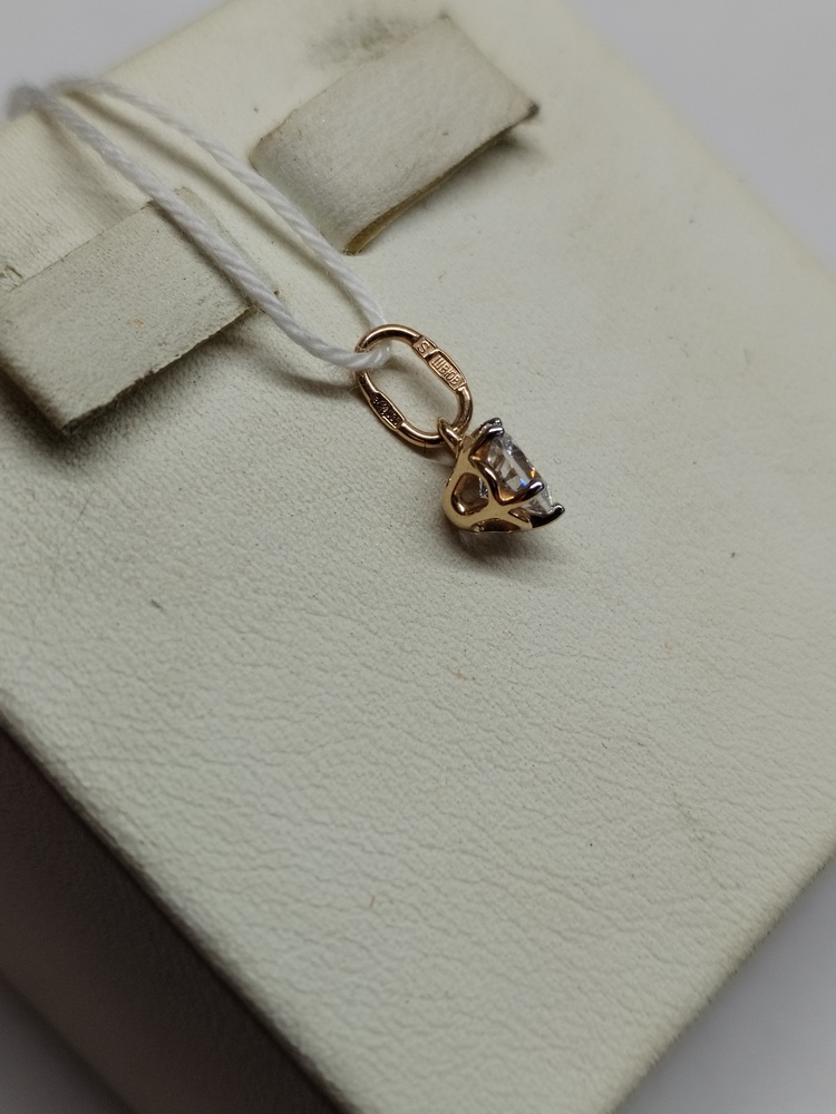 ПОДКМ585 ПОДВЕСКА С КАМНЕМ (Au 585)