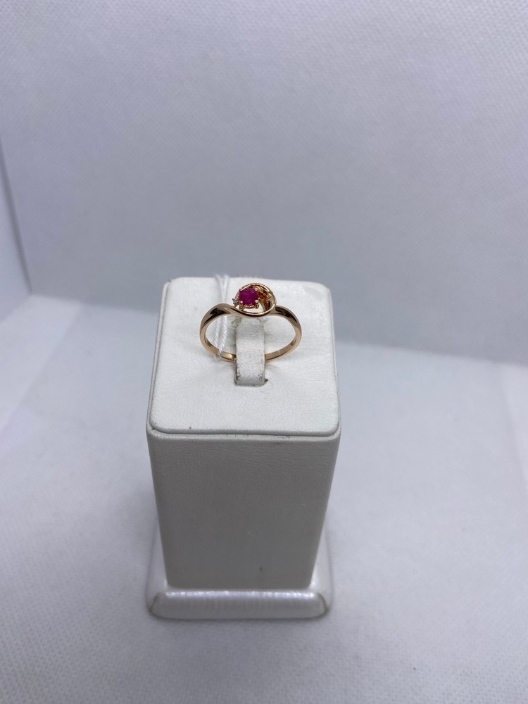 КОЛКМИ585 КОЛЬЦО С КАМНЯМИ (Au 585)