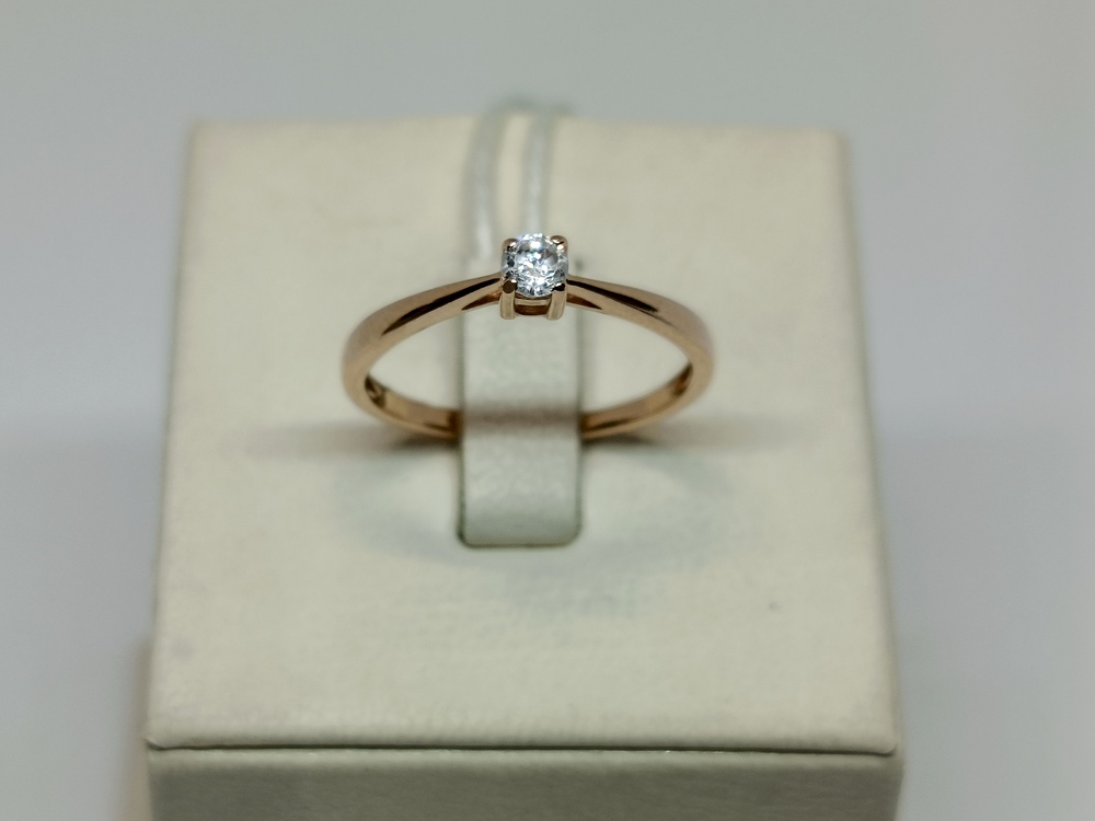 КОЛЬЦО С КАМНЕМ (Au 585)