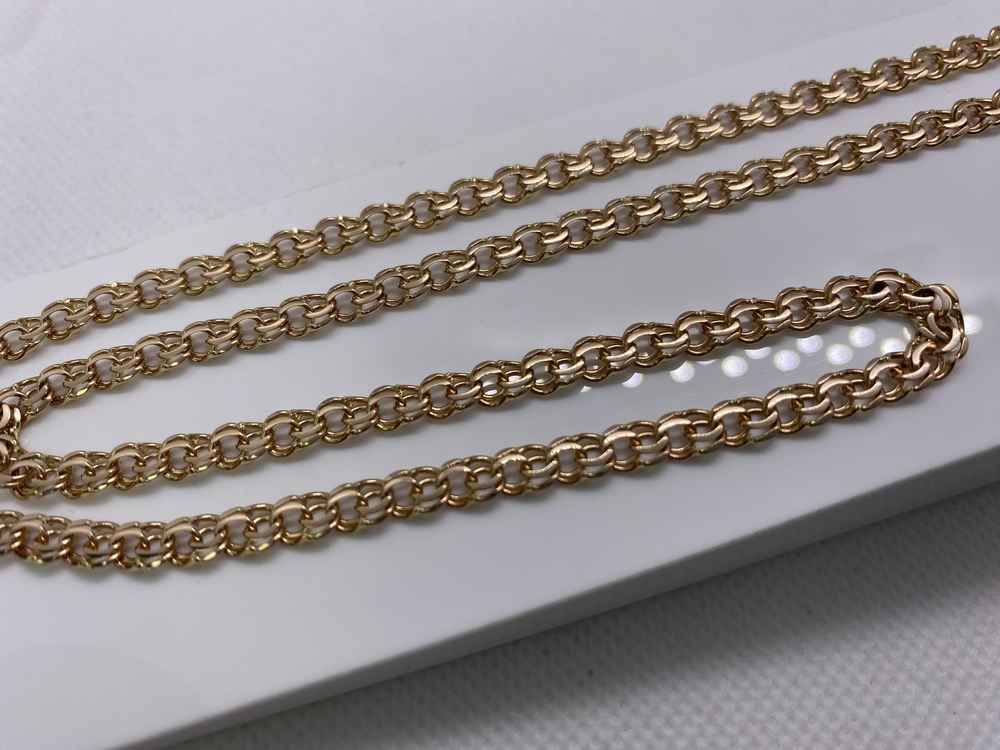 ЦЕПЬ ПОЛНОВЕСНАЯ Бисмарк (Au 585)