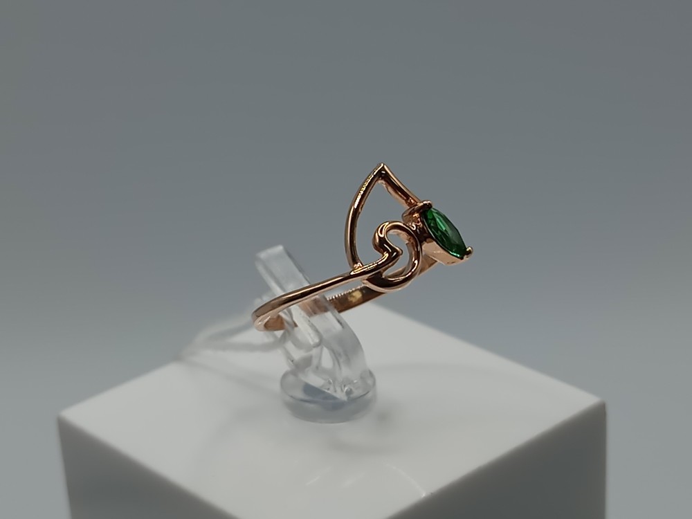 КОЛКМ585 КОЛЬЦО С КАМНЕМ (Au 585)