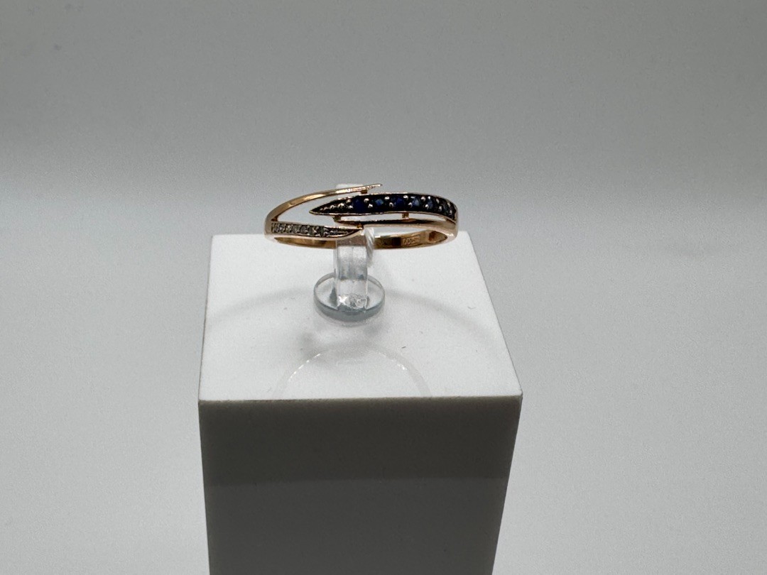 КОЛКМИ585 КОЛЬЦО С КАМНЯМИ (Au 585)