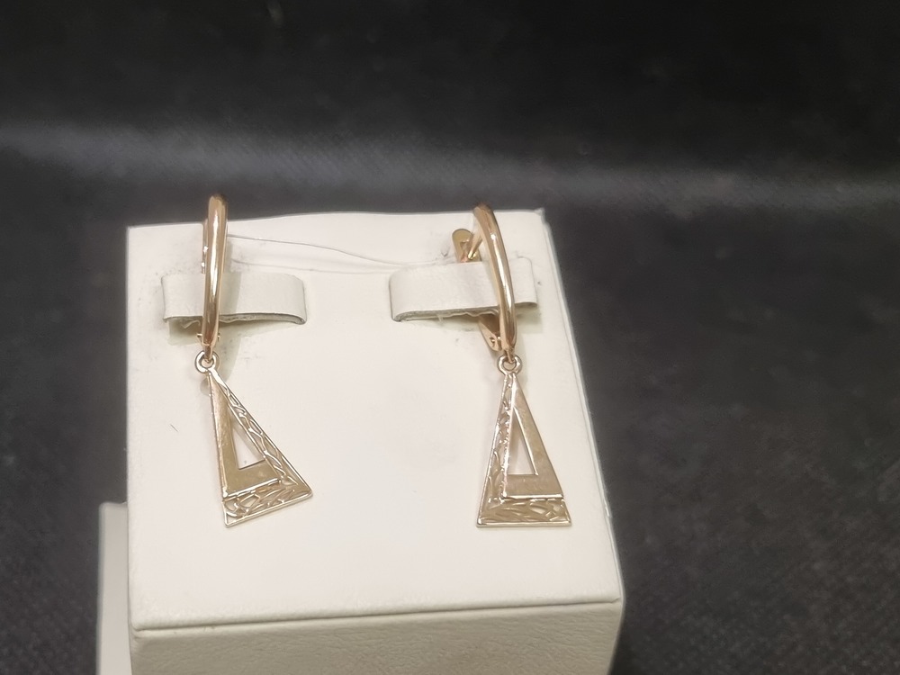 СЕРЬГИ БЕЗ КАМНЯ (Au 585)