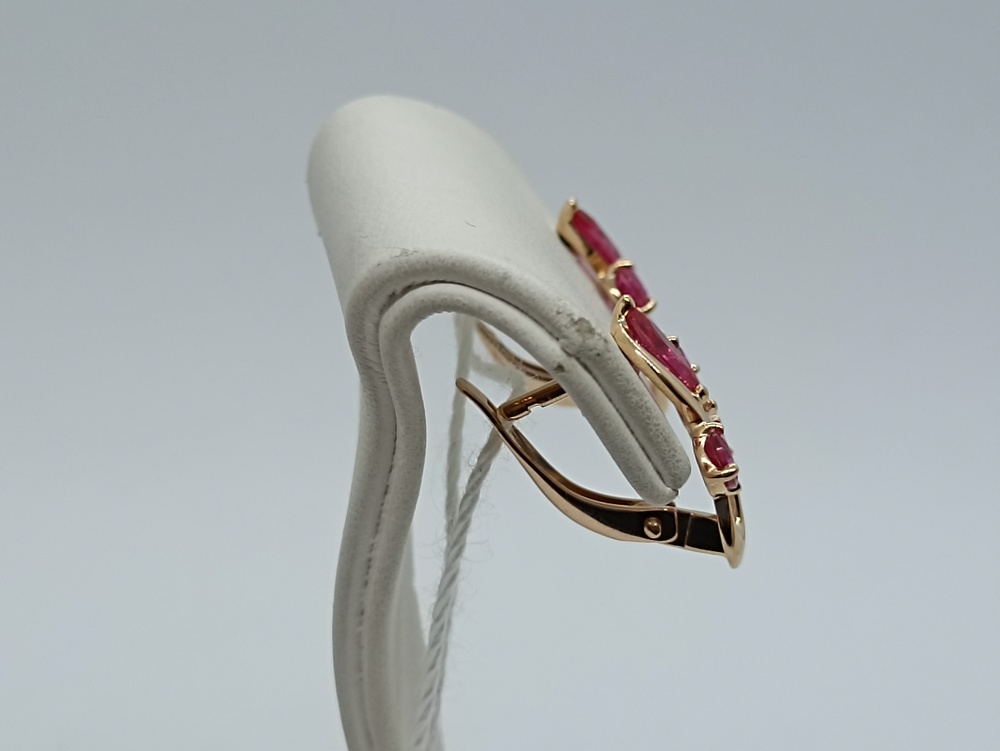 СЕРЬГИ С КАМНЯМИ (Au 585)