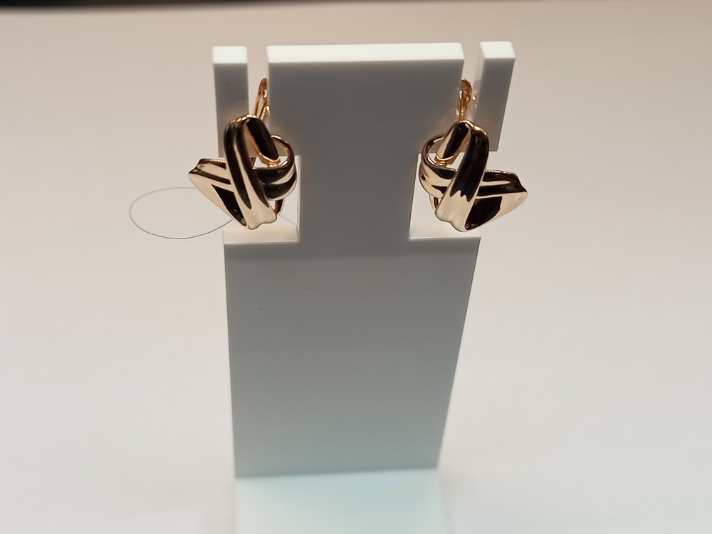 СЕРЬГИ БЕЗ КАМНЯ (Au 585)